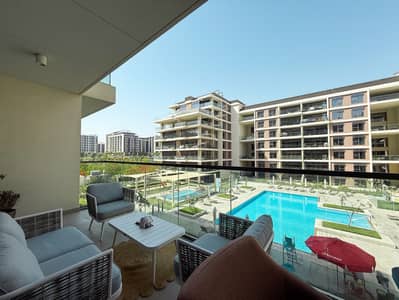 2 Bedroom Apartment for Rent in Dubai Hills Estate, Dubai - Full Pool View | Chiller Free | Huge Layout
