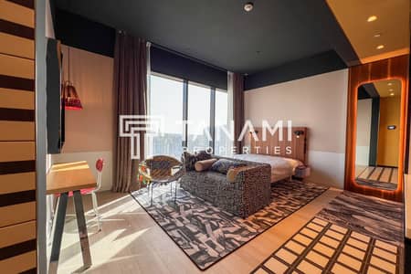 Studio for Rent in Business Bay, Dubai - Furnished I On Higher Floor I Stylish Studio