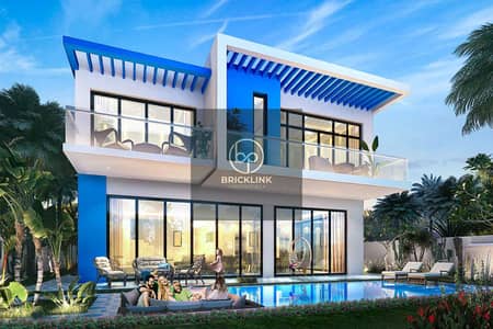 5 Cпальни Таунхаус Продажа в Дамак Лагунс, Дубай - santorini 1. jpg
