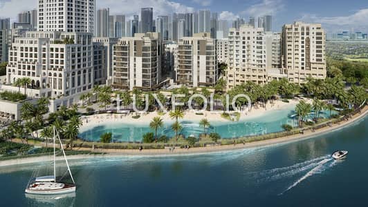 2 Bedroom Apartment for Sale in Dubai Creek Harbour, Dubai - Beach and Pool View | Post handover PP | Handover Ready