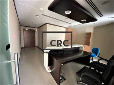 Office for Rent in Dubai Internet City, Dubai - FITTED OFFICE WITH SEA VIEW | TECOM FZ | CABINS