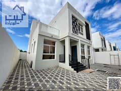 فيلا للايجار في منطقه الزاهيه, جاهزه للسكن من | كهرباء | مياه | مكيفات | تصميم مودرن رائع جدا, مقابل شارع الخدمات مباشره, سهر المخرج الي دبي والشارقه*
