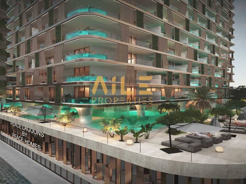 Квартира в Комплекс Дубай Резиденс，Peace Lagoons by Peace Homes, 1 спальня, 1308072 AED - 11785012