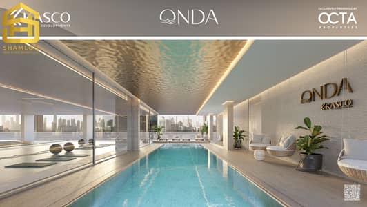 3 Cпальни Апартамент Продажа в Бизнес Бей, Дубай - ONDA_Indoor Pool_1. jpg