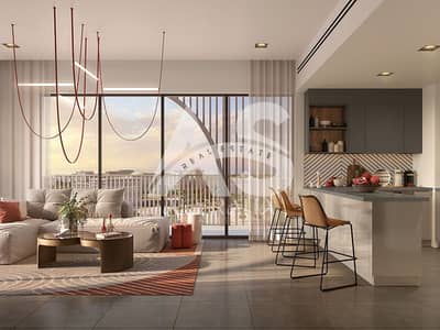 شقة 2 غرفة نوم للبيع في جزيرة السعديات، أبوظبي - UA_AldarManaratResidences03_CGI16_LivingRoom_DARK_02_10K. jpg