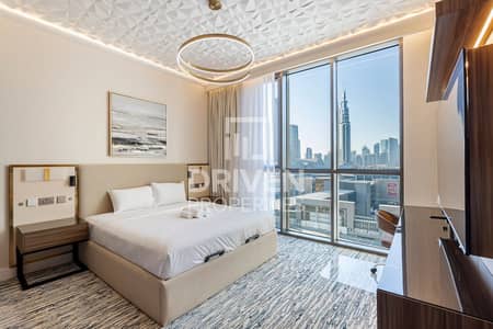 2 Bedroom Flat for Rent in Za'abeel, Dubai - Fully Furnished | High Floor | Burj Khalifa View