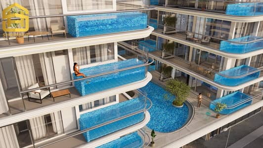 1 Bedroom Apartment for Sale in Mohammed Bin Rashid City, Dubai - Shot09PoolSemiAerialJpeg. jpg