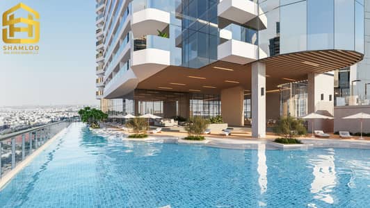 1 Спальня Апартамент Продажа в Бизнес Бей, Дубай - RA HT Pool Deck 1. jpg