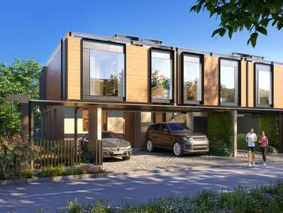 3 Bedroom Townhouse for Sale in Al Reem Island, Abu Dhabi - Chic Townhouse Front. jpg