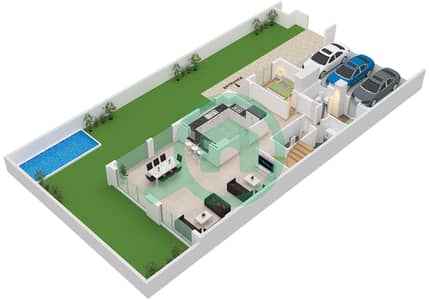 المخططات الطابقية لتصميم النموذج / الوحدة CORNER TOWNHOUSE/UNITEDGE تاون هاوس 5 غرف نوم - خليج الجنوب 4 المخططات الطابقية لتصميم النموذج / الوحدة CORNER TOWNHOUSE/UNITEDGE تاون هاوس 5 غرف نوم - خليج الجنوب 4