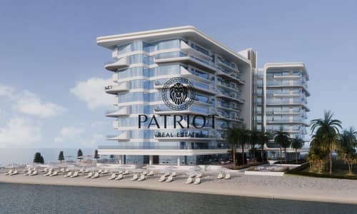 2 Cпальни Апартамент Продажа в Аль Марджан Айленд, Рас-эль-Хайма - view from the beach . png