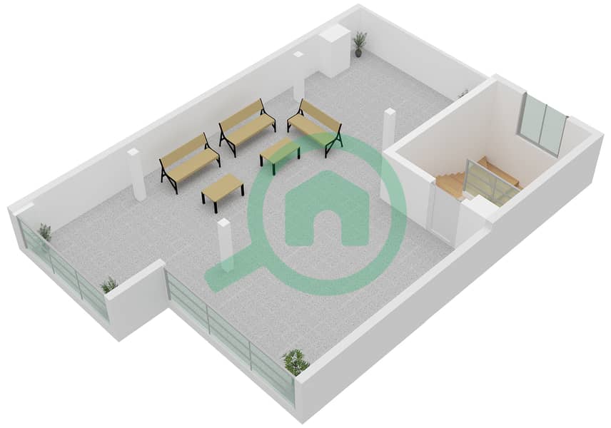 South Bay 4 - Таунхаус 5 Cпальни планировка Тип/мера SIDE TOWNHOUSE/UNIT EDGE Type Side Townhouse Unit Edge Roof Floor interactive3D