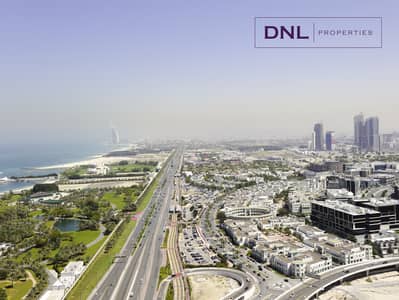 3 Bedroom Apartment for Rent in Dubai Media City, Dubai - Panoramic Sea View | Vacant | Bills included