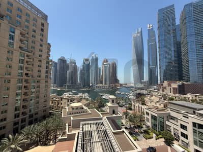 2 Bedroom Apartment for Rent in Dubai Marina, Dubai - Modern Upgrades | Full Marina View | Unfurnished