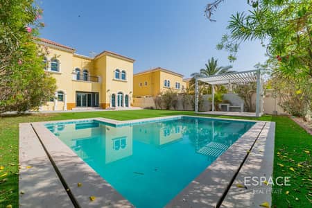 3 Bedroom Villa for Rent in Jumeirah Park, Dubai - Private Pool - BBQ Area - Maintained