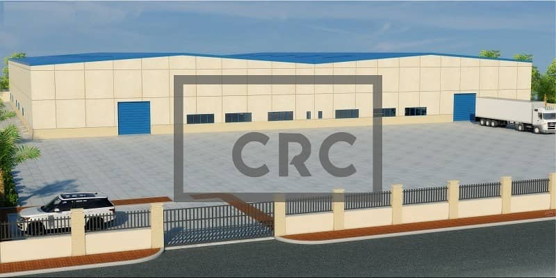 Brand-new industrial warehouses | 137K sq.ft. plot area | Free layout amendments