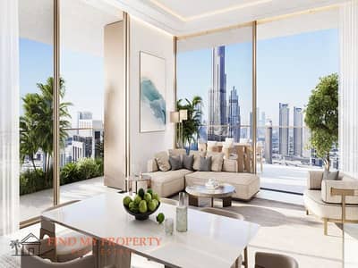 迪拜市中心， 迪拜 1 卧室公寓待售 - 2BR_102_Living_Dining HD . jpg