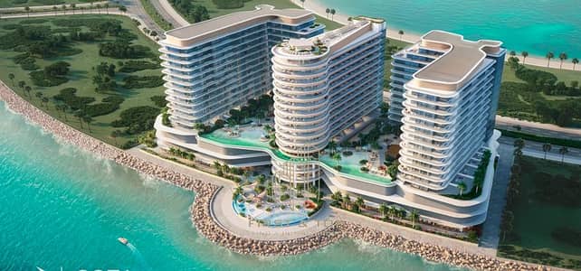 شقة 2 غرفة نوم للبيع في جزيرة المرجان، رأس الخيمة - view facade 1. PNG