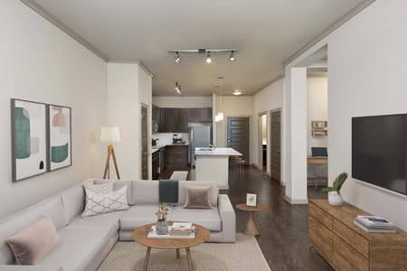 3 Bedroom Flat for Sale in DAMAC Hills, Dubai - camden-paces-apartments-buckhead-ga-terraces-living-room-with-den_1. jpg