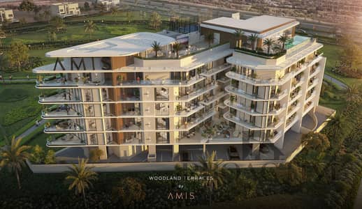 2 Bedroom Flat for Sale in Mohammed Bin Rashid City, Dubai - Woodland Terraces By AMIS - Aerial View. jpg