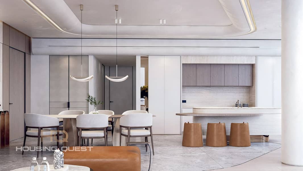 4 QDM_3BR-penthouse-dining-and-kitchen-. jpg