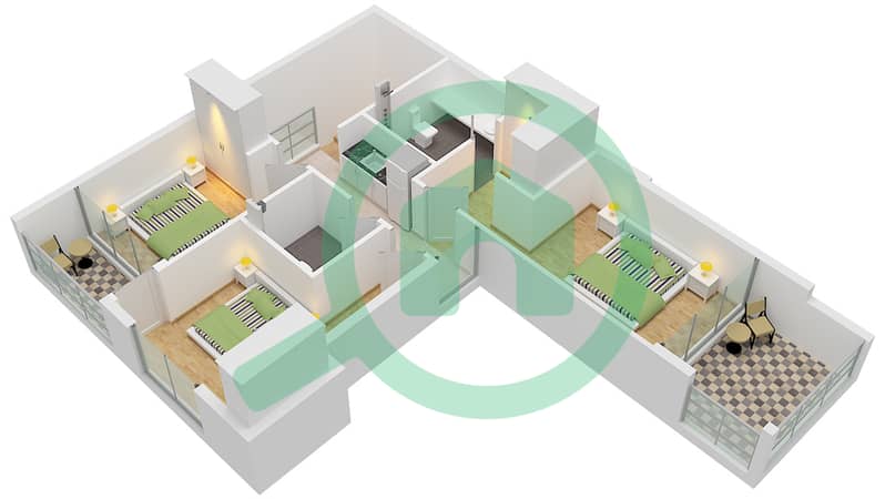 Type A Unit 1 Floor 1 Upper