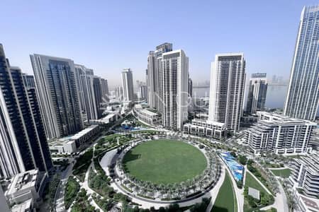 1 Bedroom Flat for Rent in Dubai Creek Harbour, Dubai - Full Garden View | High Floor | Vacant