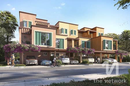 4 Bedroom Townhouse for Sale in DAMAC Lagoons, Dubai - Single row  | Handover 2025 | 50/50Payment Plan