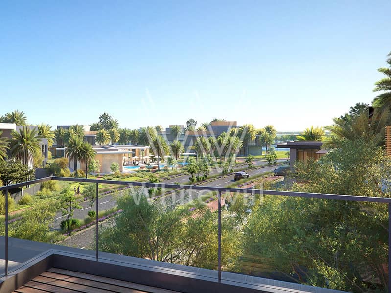 3 View of Green Space, Canal and Clubhouse. jpg