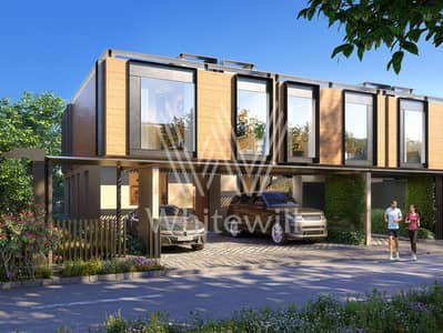 3 Cпальни Таунхаус Продажа в Остров Аль Рим, Абу-Даби - Chic Townhouse Front. jpg
