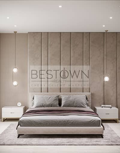 شقة 1 غرفة نوم للبيع في قرية جميرا الدائرية، دبي - bedroom_view01. jpg