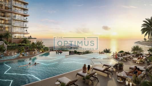 3 Bedroom Apartment for Sale in Al Marjan Island, Ras Al Khaimah - Playa del Sol - pool deck. jpg