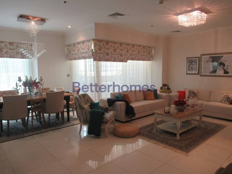Unfurnished | 2BR+ Maids | Close to metro