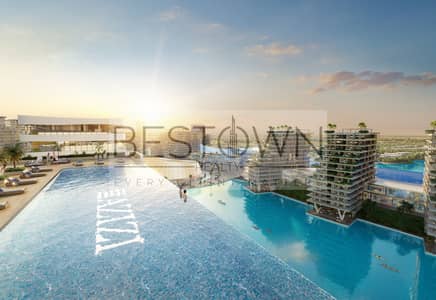 Studio for Sale in Dubai South, Dubai - Dubai South_Azizi Venice_A 003_Infinity Pool View_01. jpg