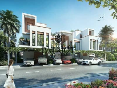 3 Cпальни Таунхаус Продажа в Дамак Лагунс, Дубай - Lagoon Townhouse (5AE-4AM) Costa Brava - FRONT. jpg