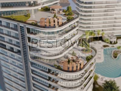 3 Bedroom Apartment for Sale in Arjan, Dubai - Balcony view. jpg