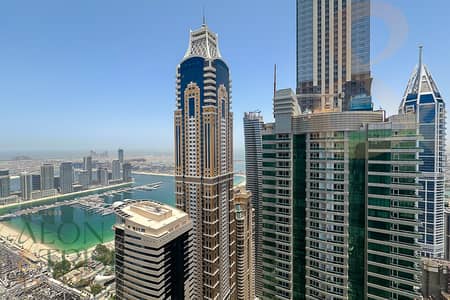 3 Bedroom Flat for Sale in Dubai Marina, Dubai - Vacant | High Floor | Sea and Golf View | 3BR