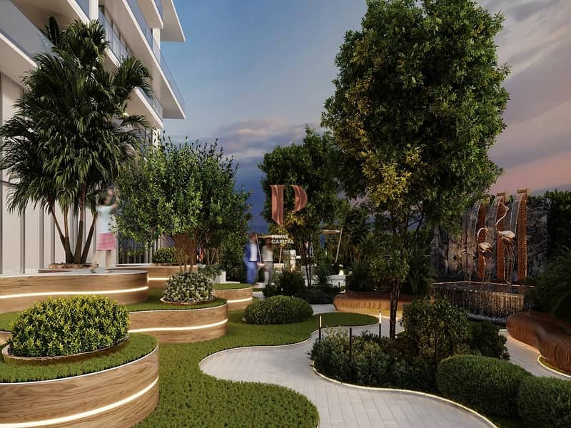 24 Render_Kempinski Marina Residences Dubai_Amenities_Outdoor Garder_ Zen Garden Area. jpg