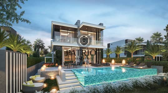 فیلا 6 غرف نوم للبيع في داماك لاجونز، دبي - VD1 Rear. jpg