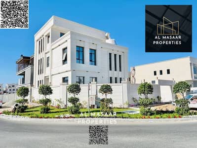 For sale, a modern villa, corner of two streets, two floors and a roof, with a price including air conditioners and negotiable, 25-year warranty on th