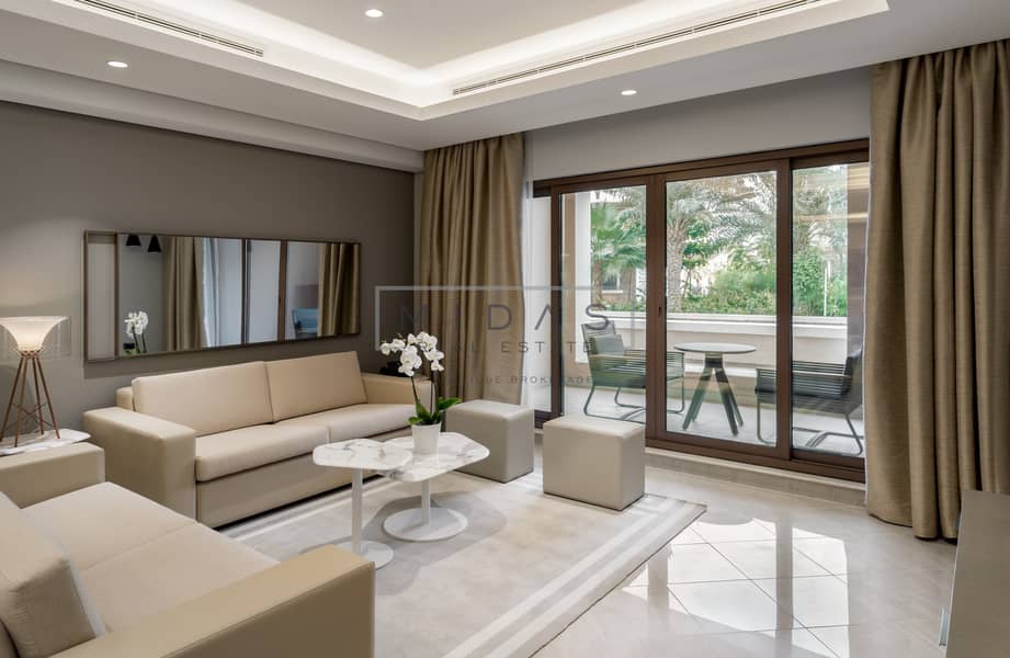 Family 3 bedroom apartment garden view - Living Room 2. jpg Family 3 bedroom apartment garden view - Living Room 2. jpg