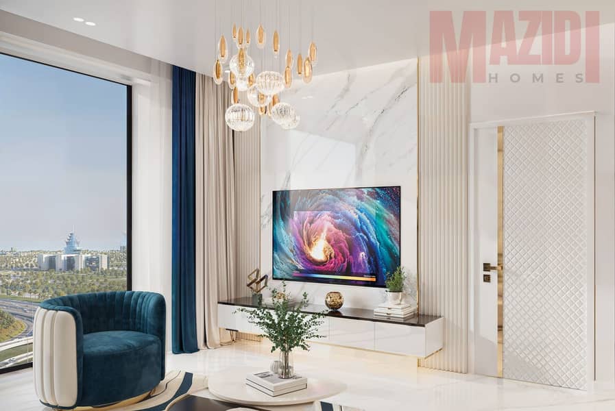 5 1 BHK Living and TV Area danube oasiz. jpg