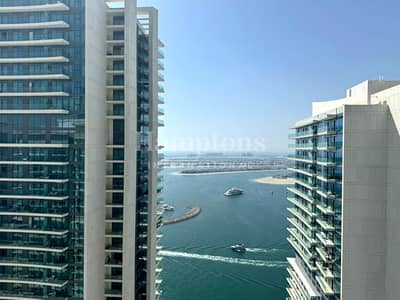 1 Bedroom Apartment for Rent in Dubai Harbour, Dubai - Palm View | Unique Layout | Furnished