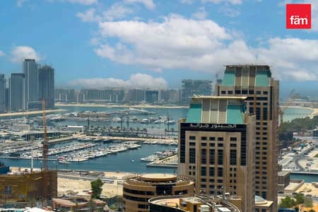 2 Bedroom Flat for Rent in Jumeirah Beach Residence (JBR), Dubai - Fully Furnished 2 BR | Beach Access I high floor
