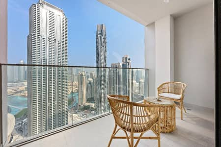 2 Bedroom Flat for Rent in Downtown Dubai, Dubai - 2BR/Fountain View | High Floor | Fully Furnished