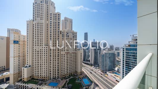 2 Bedroom Flat for Rent in Jumeirah Beach Residence (JBR), Dubai - Vacant Soon | Balcony | Private Beach