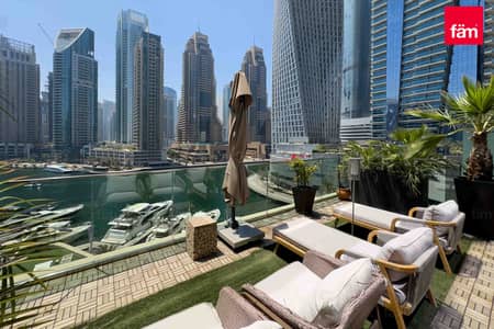 4 Bedroom Apartment for Sale in Dubai Marina, Dubai - DUPLEX | FULL MARINA VIEW | VACANT | FURNISHED