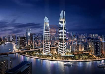 商业湾， 迪拜 单身公寓待售 - canal height. jpg