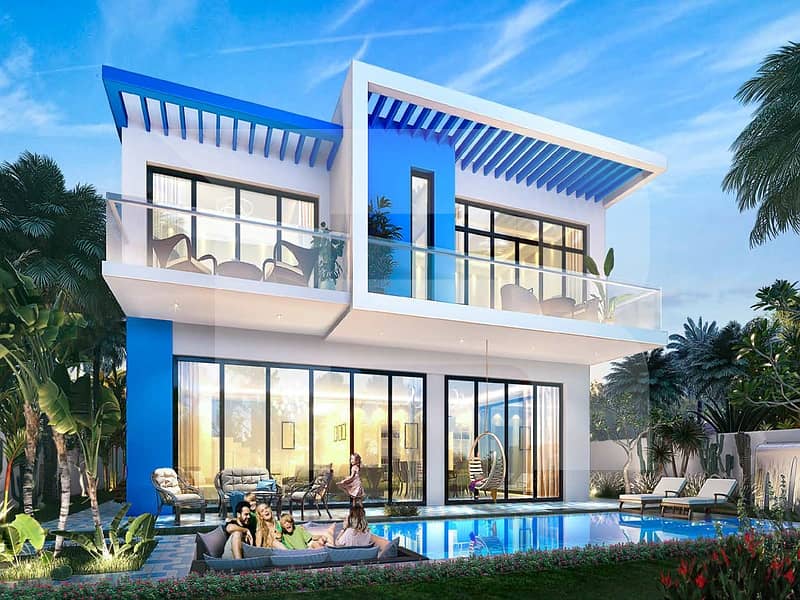 Таунхаус в Дамак Лагунс,Санторини, 4 cпальни, 2950000 AED - 11824989 Таунхаус в Дамак Лагунс,Санторини, 4 cпальни, 2950000 AED - 11824989