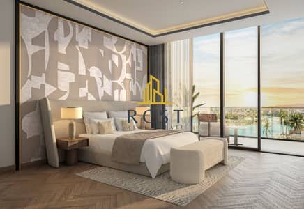 Studio for Sale in Dubai South, Dubai - AZIZI VENICE BEDROOM VIEW. jpg
